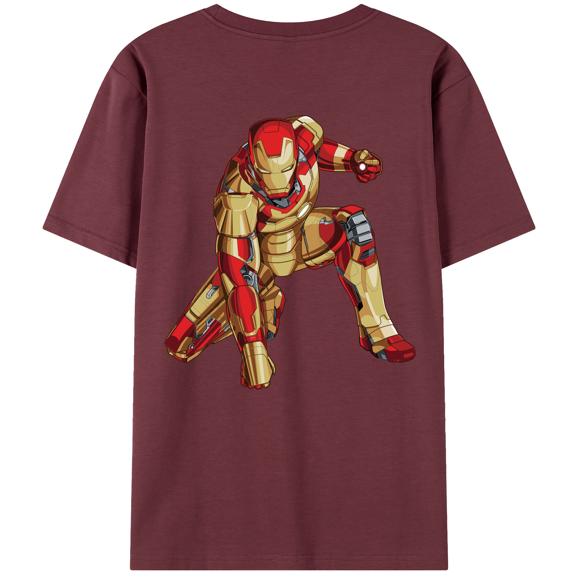 （画像用） アベンジャーズ The Avengers 綿100％半袖Tシャツ（背面プリント）